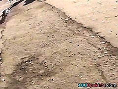 Milf public flashing HD video.